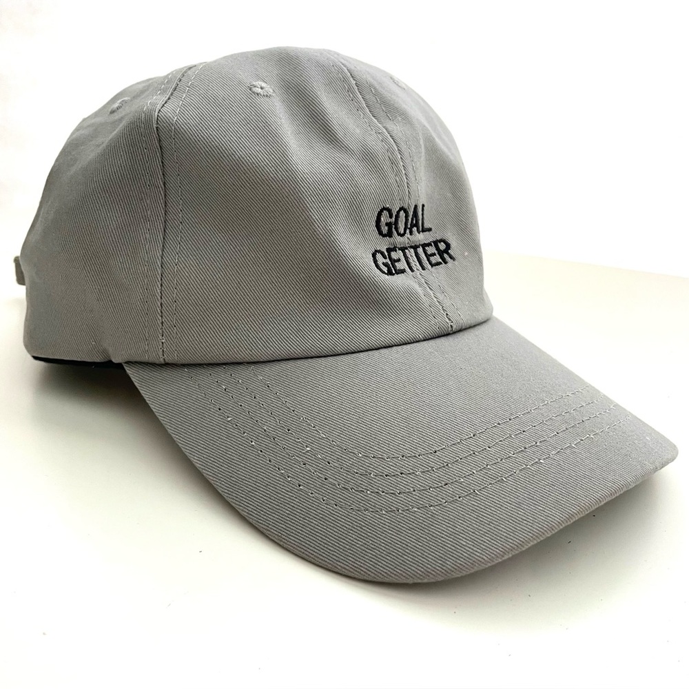 MARCUS ADLER Gray 'Goal Getter' Baseball Cap Unisex One Size